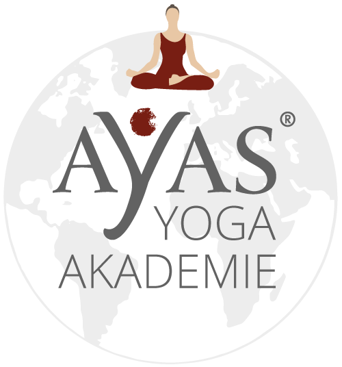 AYAS® Yoga Akademie Logo mit Weltkugel